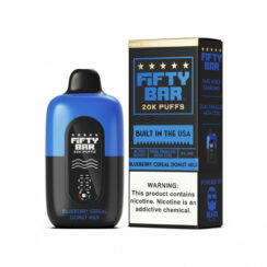 Fifty Bar Blueberry Cereal Donut vape