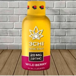 3Chi Delta 9 THC Shots–20mg Wild Berry