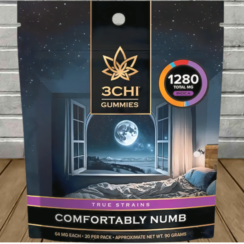 3Chi True Strains Gummies 1280mg Comfortably Numb