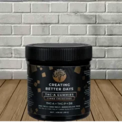 Creating Better Days THCa + THCP + D8 Gummies 1560mg Cinna Crunchies
