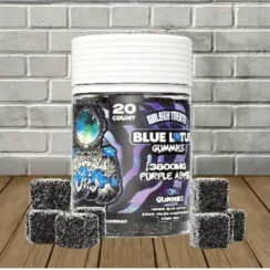 Galaxy Treats Purple Abyss Blue Lotus Gummies 3800mg