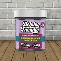 Helping Friendly Dispensary Grade Delta 9 THC + CBG Soft Chews 400mg