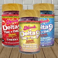 Numb Cannabis Co Delta 9 THC + THCP Gummies 500mg