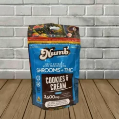 Numb Shrooms Delta 8 | THCp Cookies n Cream 3600mg