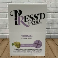 Press’d Extra Strength 7-Hydroxymitragynine Tablets Full Case 10ct