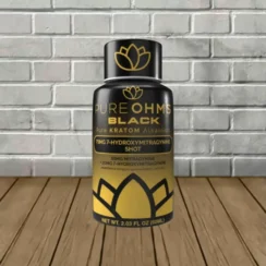 Pure Ohms Black 7-Hydroxymitragynine Liquid Extract Shot 2oz