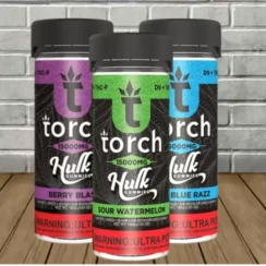 Torch Live Resin D9 + THCP Hulk Gummies 15000mg