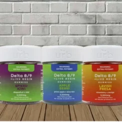 Urb Live Resin D8 | D9 Gummy Jars 3500mg